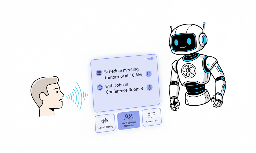 The Voice-Powered Core of Remi8